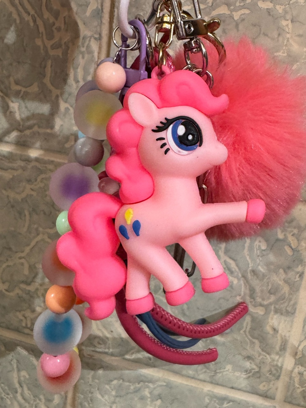 My Little Pony- Pinkie Pie keychain/bag charm - Picture 2 of 3
